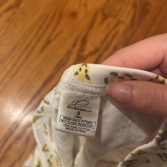 Roberta Roller Rabbit Girl’s Giraffe Pajama Set Size 8 - Picture 7 of 7